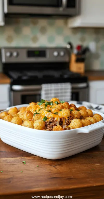 Simple and Delicious Tater Tot Casserole