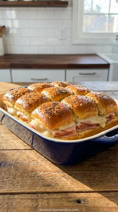 Turkey Ham and Cheese Sliders: Easy Game Day Food