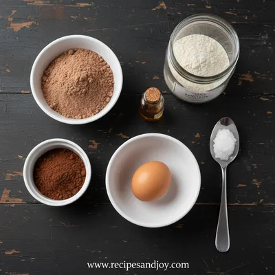 Two Minute Protein Brownie Recipe - ingredients preparation