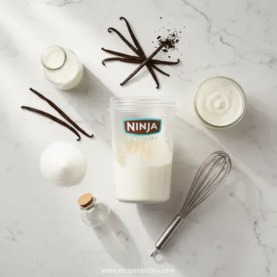 Vanilla Ice Cream Recipe – Ninja Creami - cooking process