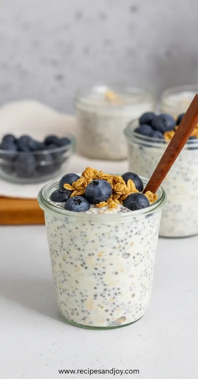 Vanilla Overnight Oats Recipe - cooking process