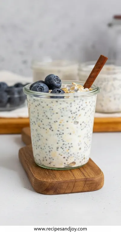 Vanilla Overnight Oats Recipe - ingredients preparation