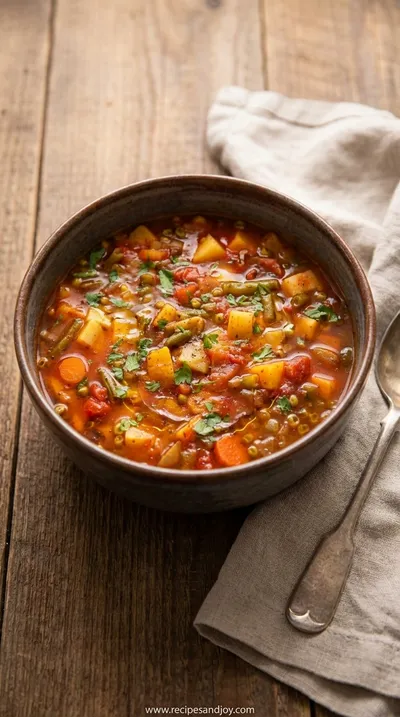 Best Vegetable Soup Recipe for Easy Family Dinners - ready to serve