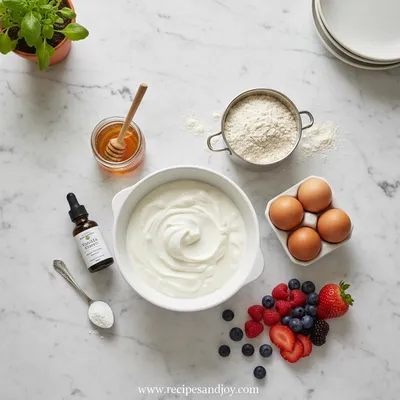 Yoghurt Pancakes – Healthy & Easy - cooking process