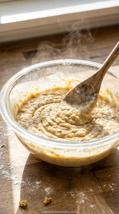 Zucchini Banana Bread: Moist and Delicious Recipe - cooking process