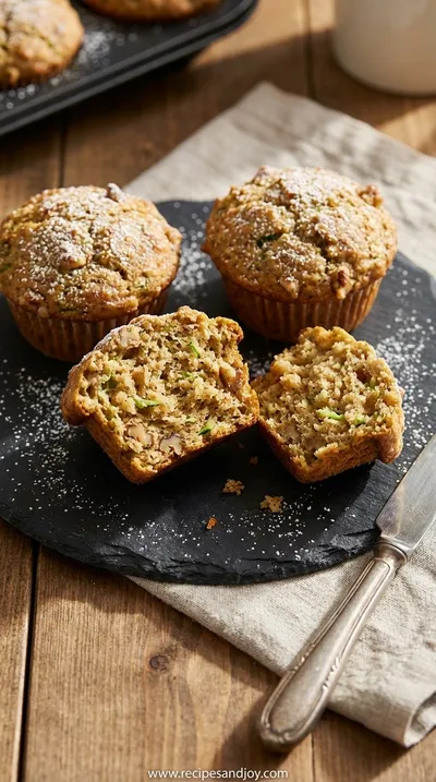 Zucchini Bread Muffins: Super Moist Recipe - ready to serve