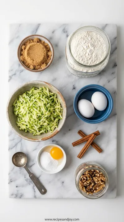 Zucchini Bread Machine Recipes: Easy & Healthy - ingredients preparation