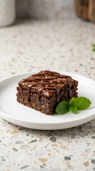 The Best Zucchini Brownies: Moist, Rich & Chocolatey - ready to serve