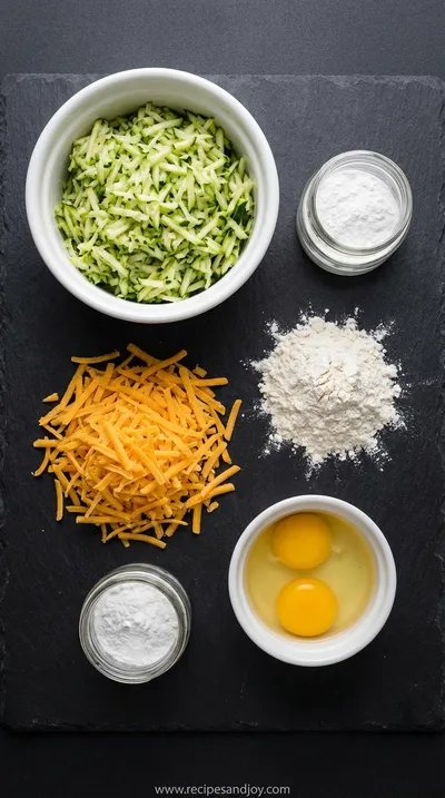 Best Ever Zucchini Cheddar Bread Recipe - ingredients preparation