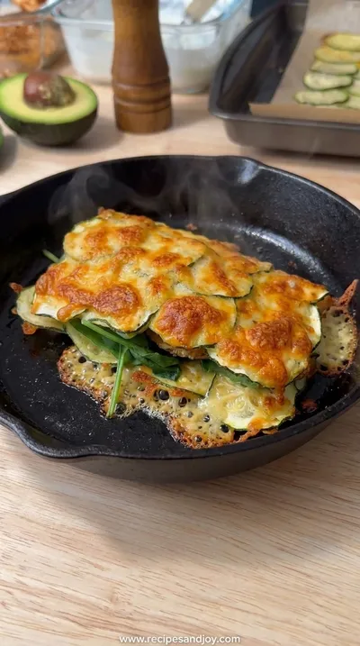 Healthy Zucchini Cheese Wrap: Easy & Delicious - cooking process