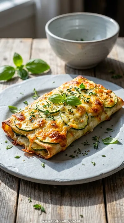 Healthy Zucchini Cheese Wrap: Easy & Delicious